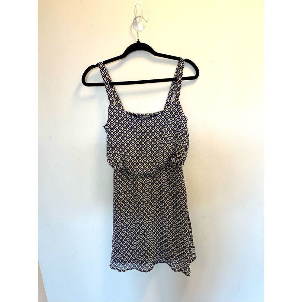 BeBop size medium fit and flare skater geometric dress